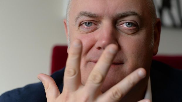 Like the best comedians, Ã Briain isnât just about the gags. Photograph: Cyril Byrne / THE IRISH TIMES