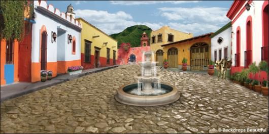 Image result for old mexican village paintings