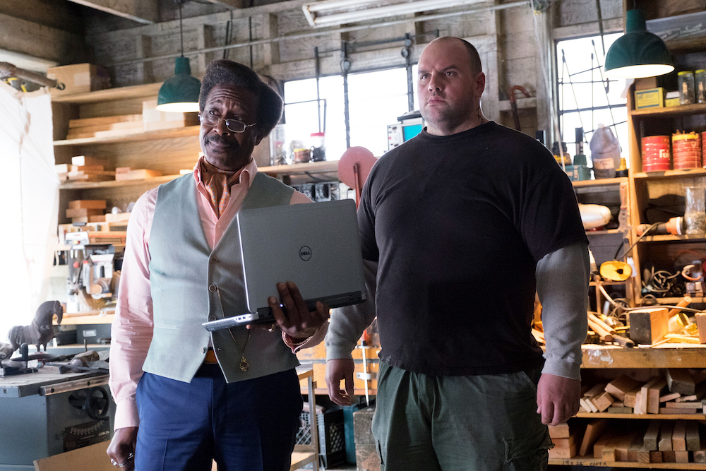 Clarke Peters and Ethan Suplee in Chance (2016)