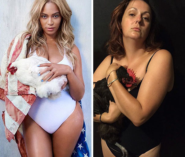 Put Your Swimmers On. Get A Chicken. And Take A Photo